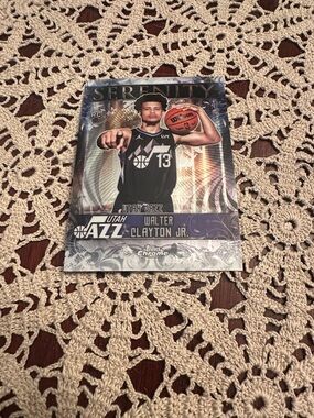 Serenity Walter Clayton Jr. Basketball Card - Black